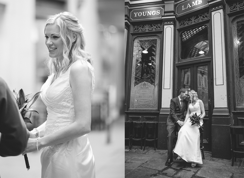 Leadenhall Market Wedding Photography